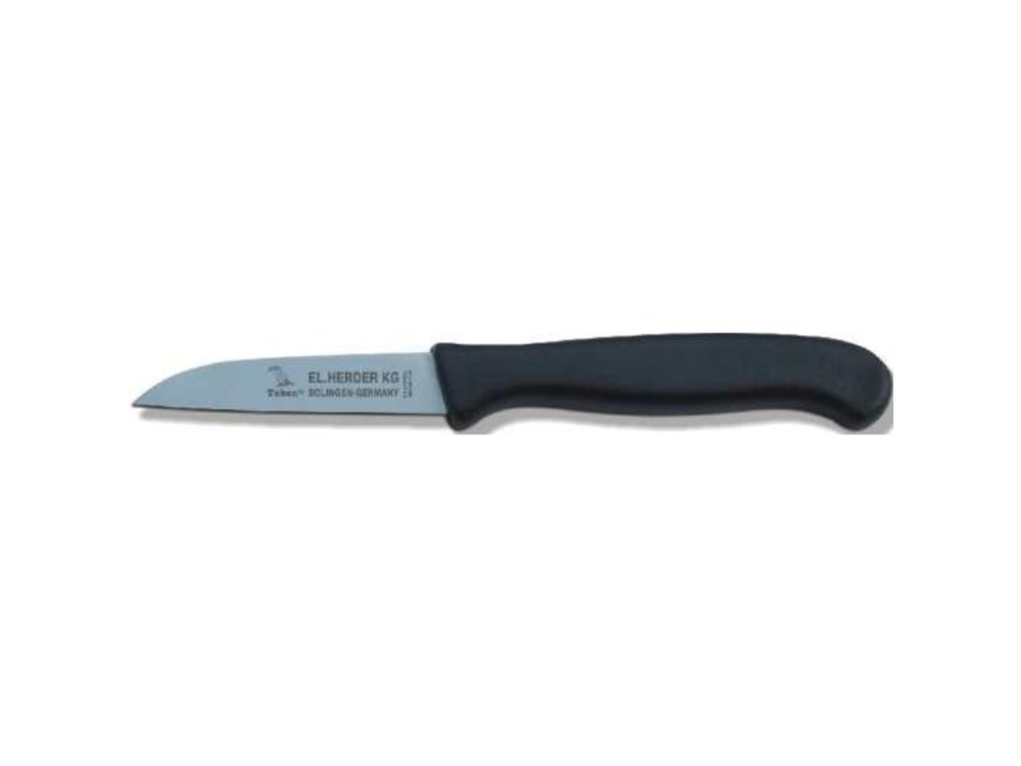 Herder h.h cuchillo pelador de plástico negro acero inoxidable tarjeta 10uds