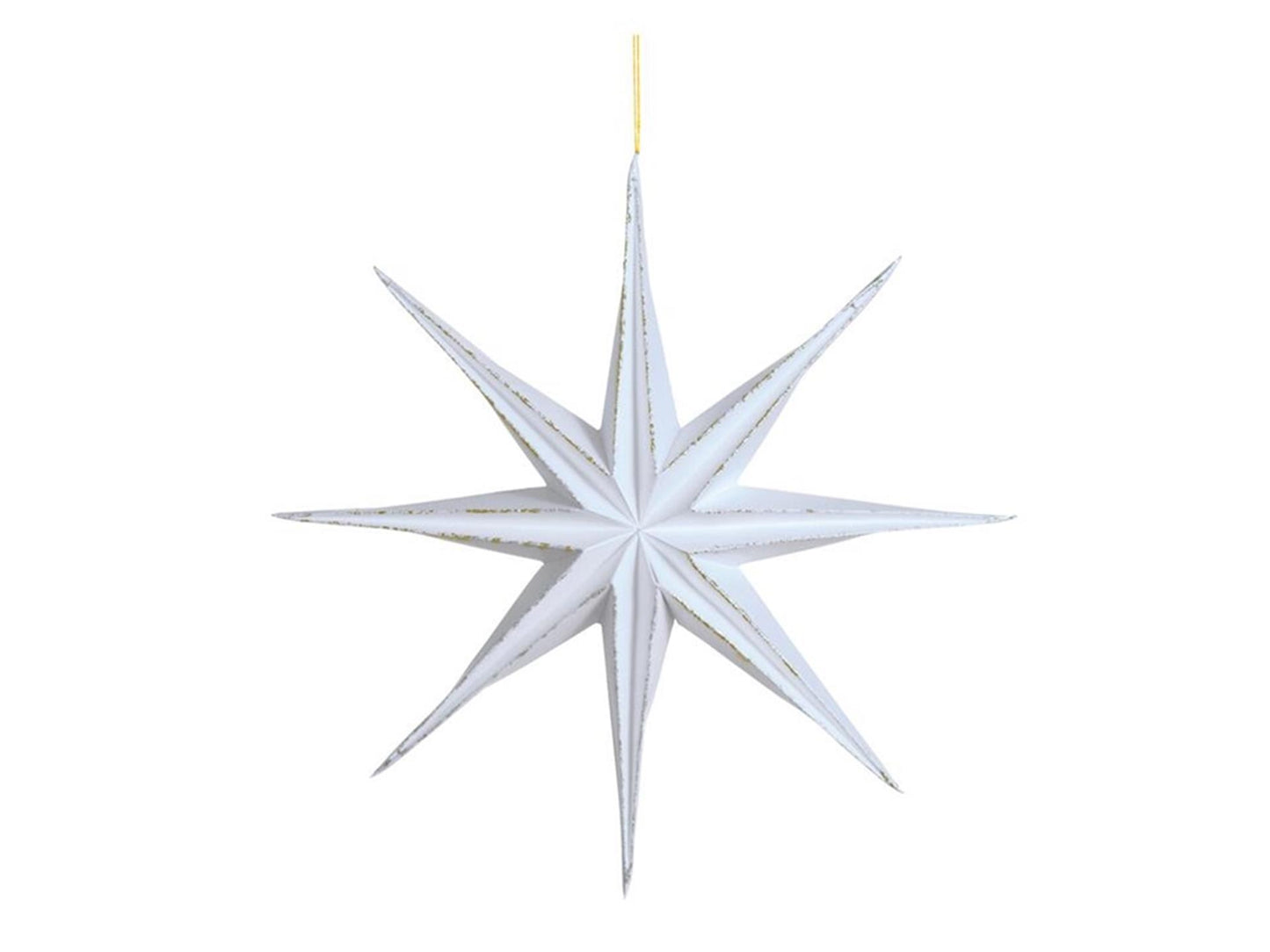 Ciondolo Casa della natura stella di carta ø28cm bianco