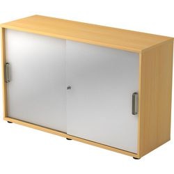 Bach sliding door cabinet hammerer 2fh beech, silver