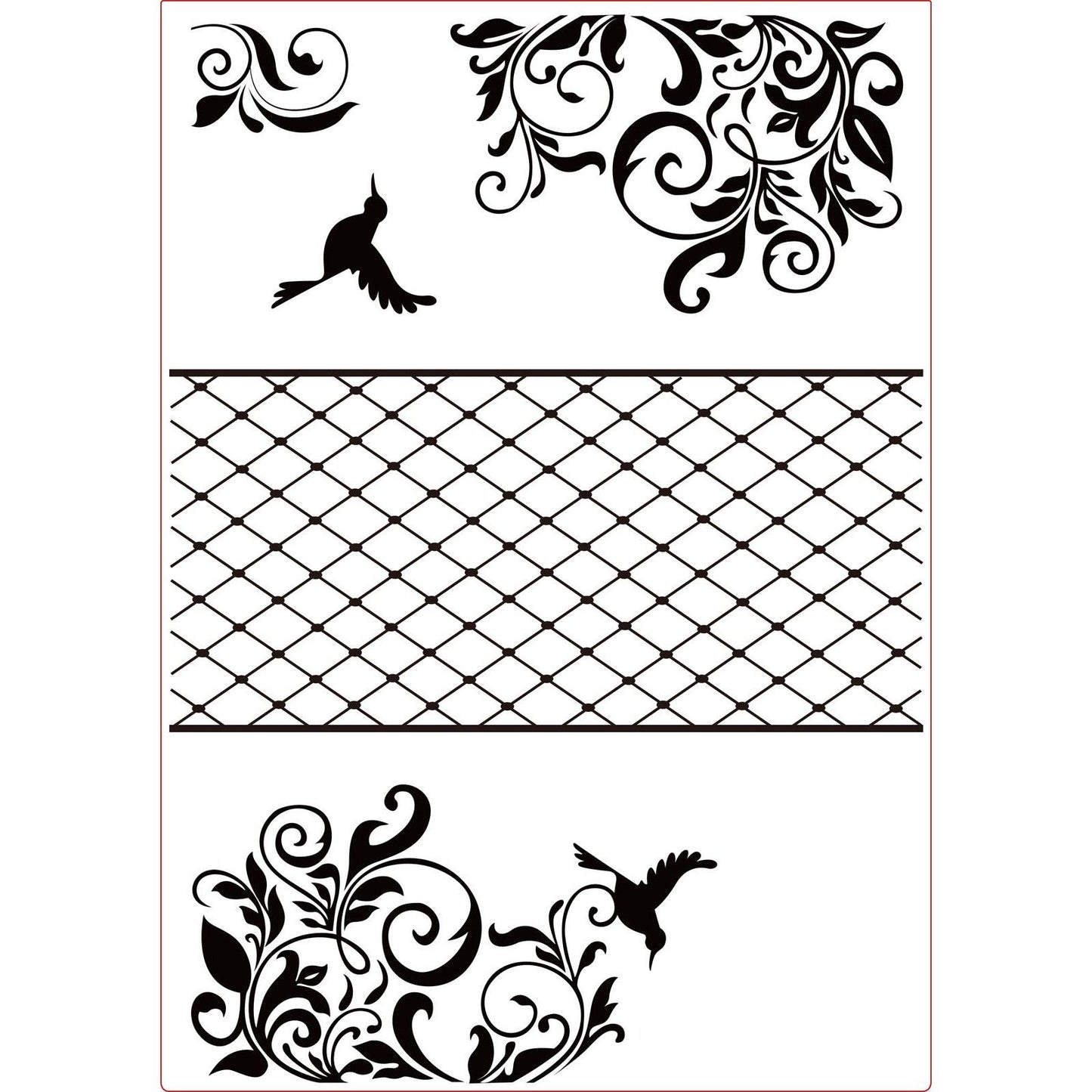 Vaessen creative • trittico con cartella per goffratura