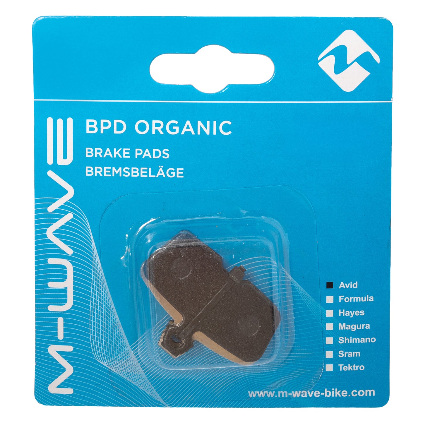 Pastiglie freno M-wave bpd organiche as2 per freno a disco