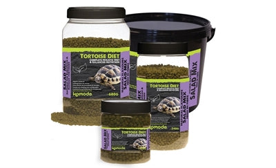 Mezcla de ensalada de tortuga de alimentación de komodo