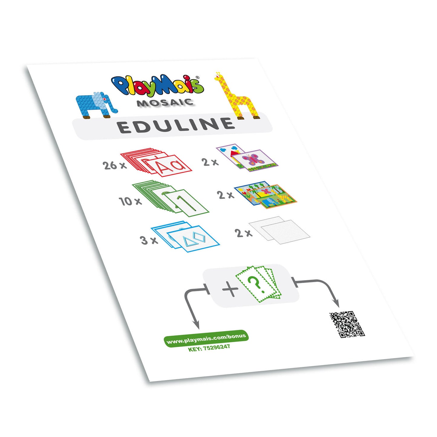 Libro de instrucciones de Mosaic de Playmais Eduline