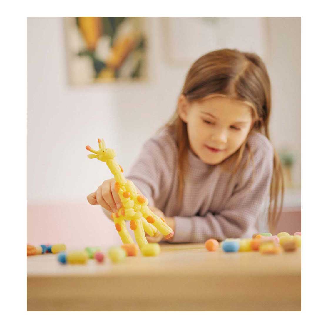 Playmais jirafa clásica 3d - 90 uds.