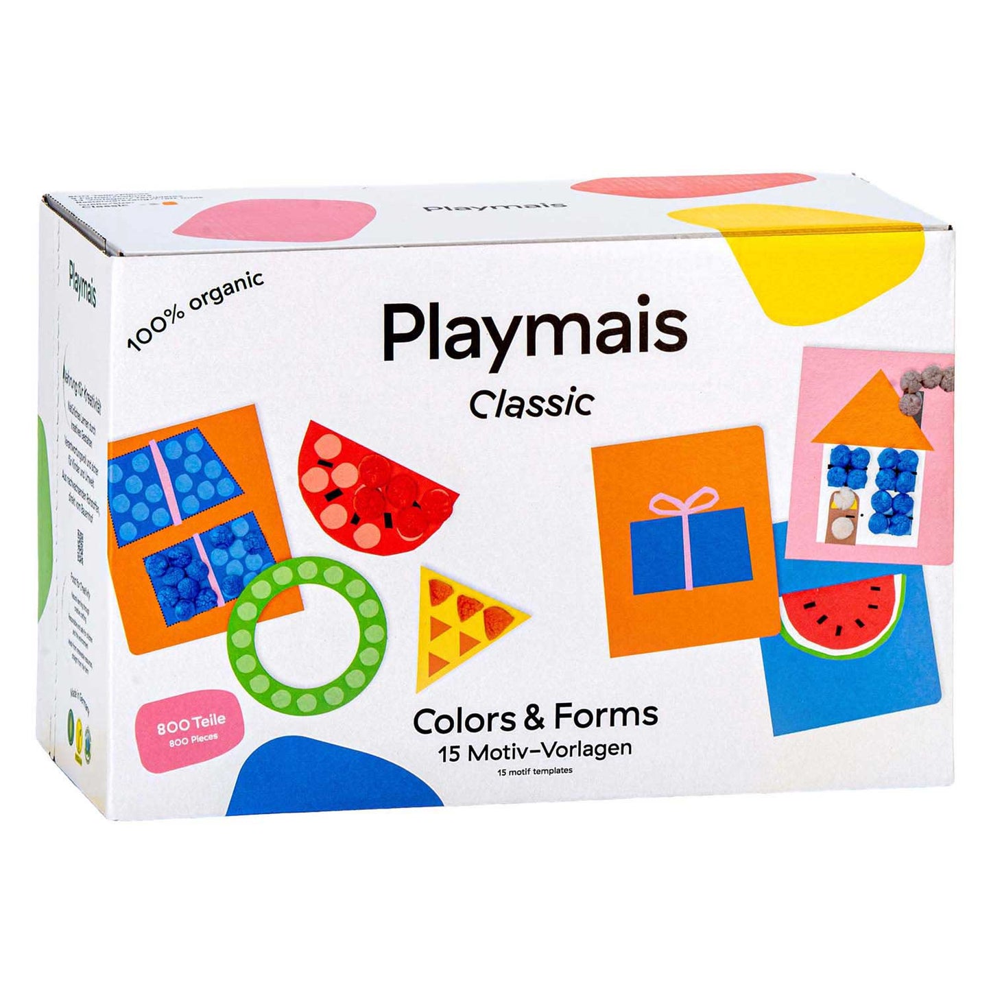 Forme di colori classici Playmais - 800 pezzi.