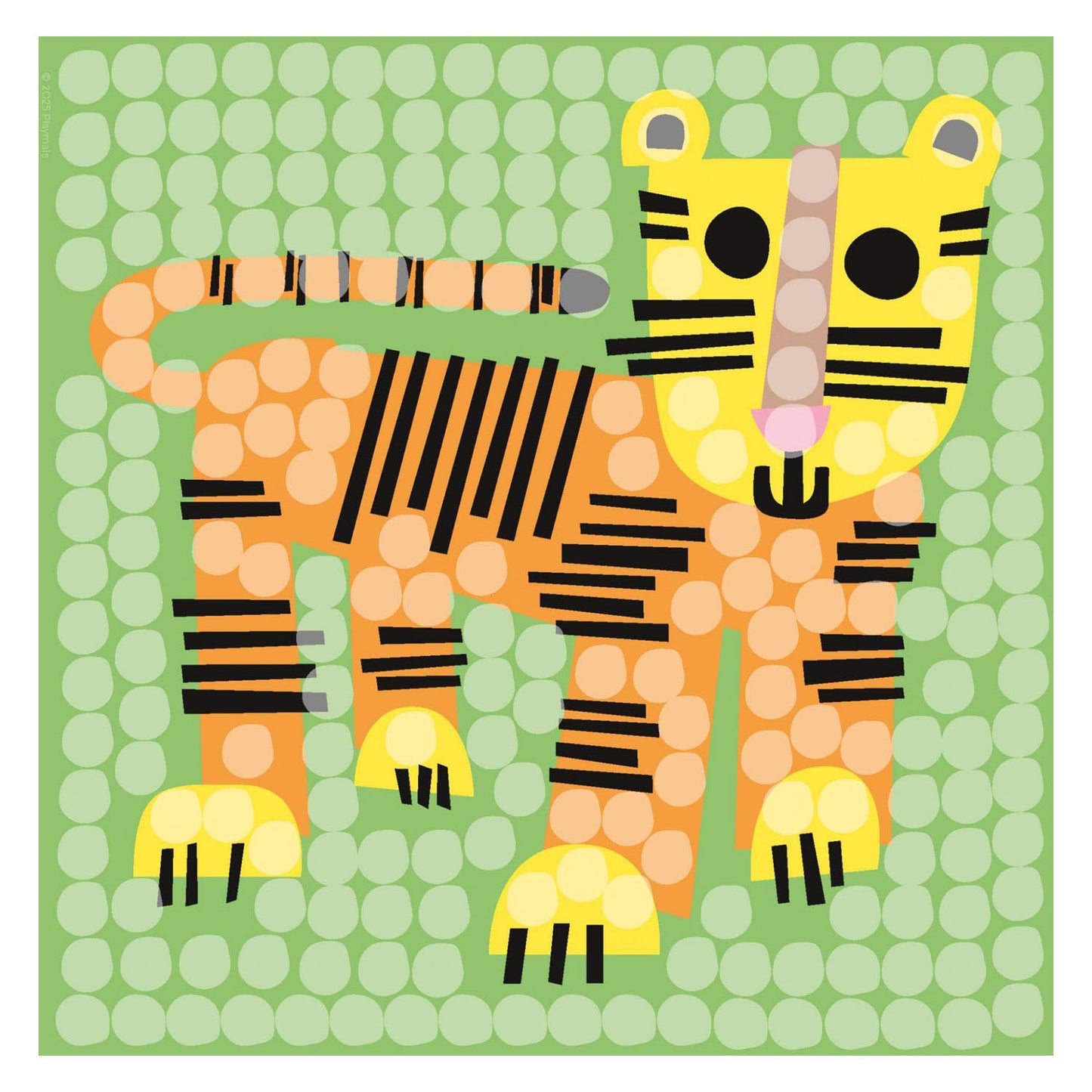 Playmais mosaic kaarten versieren zoo