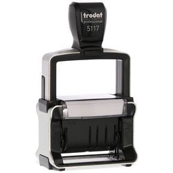 Timbro autoinchiostrante trodat 5117 in plastica 12 righe caratteri 4 mm
