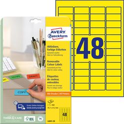 Etichette avery zweckform l6041 gialle 960 pezzi