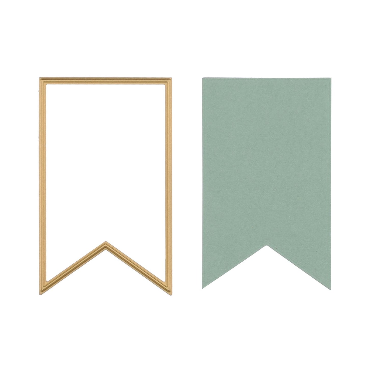 Vaessen creative • Essentials fustelle per taglio e goffratura banner 8 pezzi