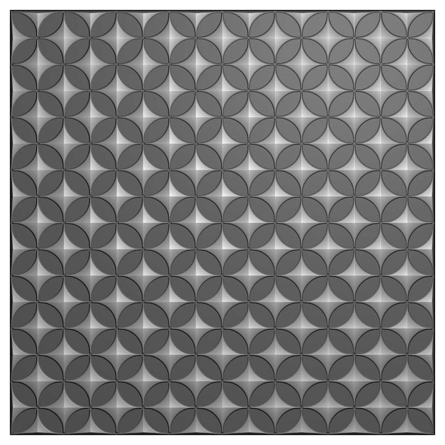 Vaessen creative • Cartella per goffratura 3D con stelle grafiche 15x15 cm