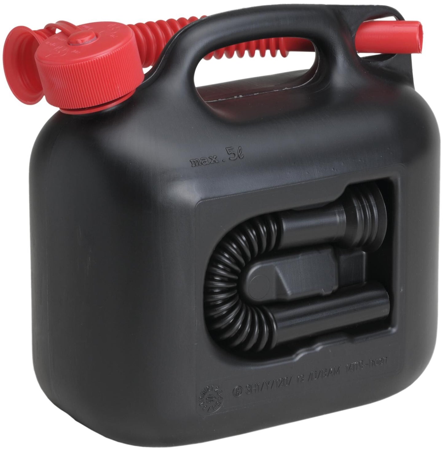 Hünersdorff Gaszin Canist. 5L di plastica nera, Un