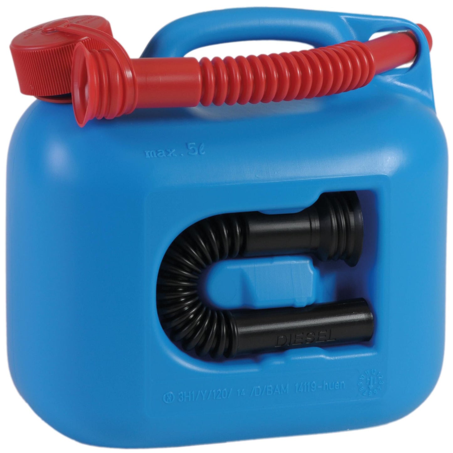 Hünersdorff Guster Gasoline Danister 5L Blue Plastic, UN