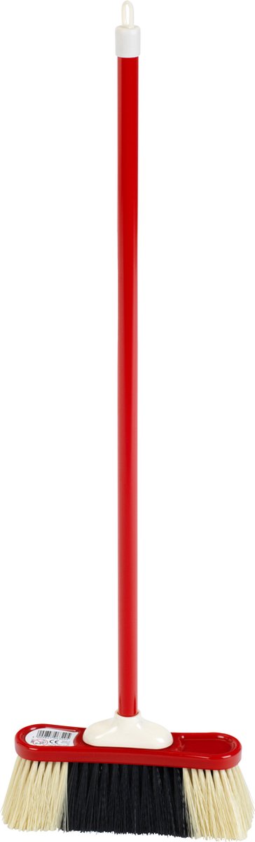 Klein Toys scopa classica Pure Fresh - 18x5,5x61,5 cm - plastica di alta qualità - rossa