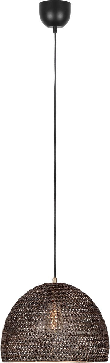 Trio kamara - lampada a sospensione - ottone vecchio - escl. 1x E27 4 W - montaggio a soffitto - regolabile in altezza