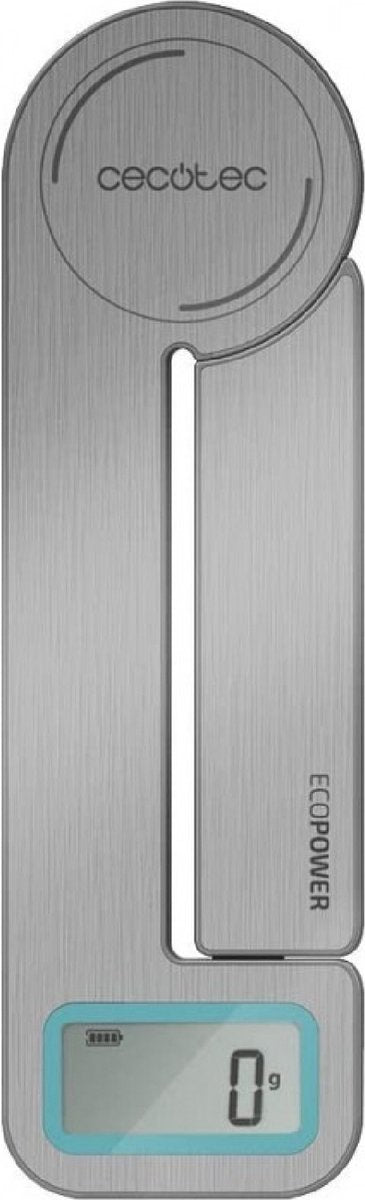Cecotec bilancia da cucina cook control 10100 ecopower compatta LCD 5 kg acciaio inox