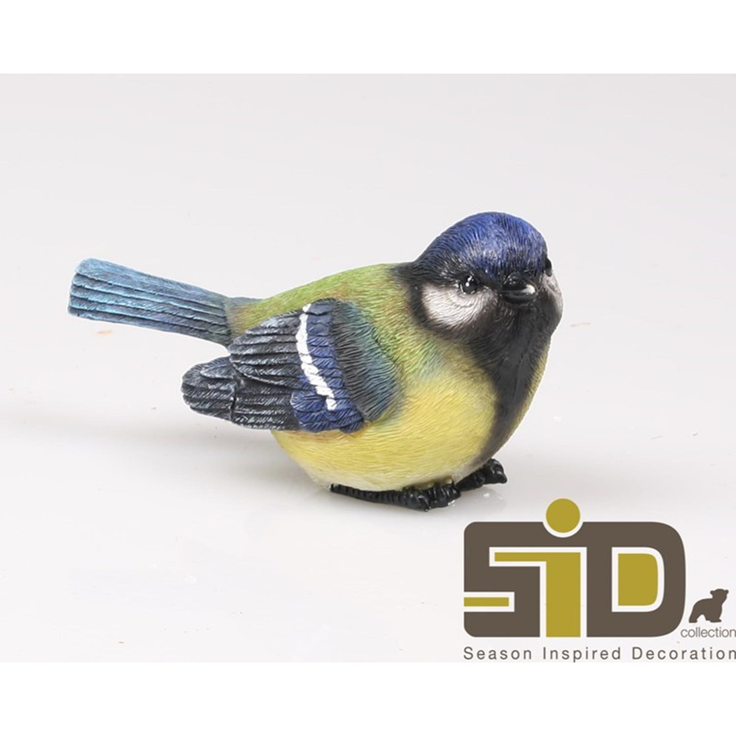 Estatua de pájaro decoración inspirada en la temporada carbonero común