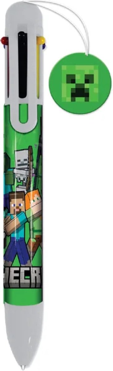 Cancelleria con penna multicolore Pyramid International Minecraft