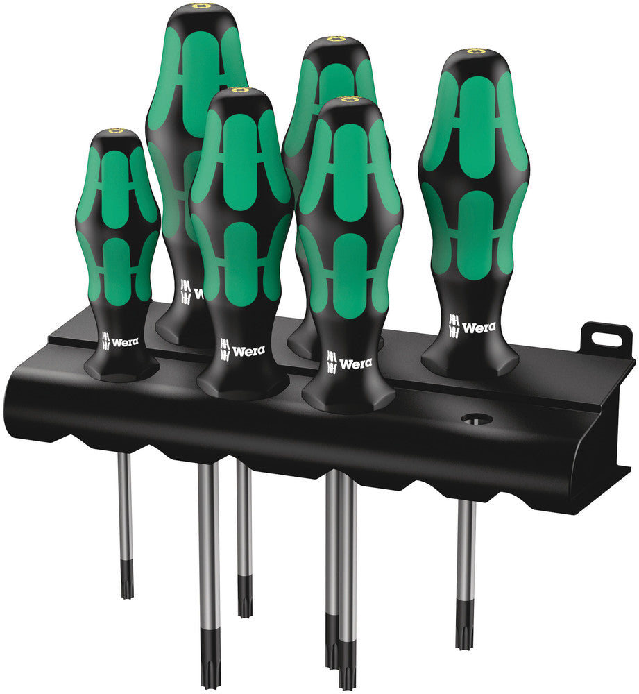 Wera 367 6 set di cacciaviti torx® bo kraftform plus torx® bo + supporto, 6 pezzi - 1 pezzo(i) - 05138250001
