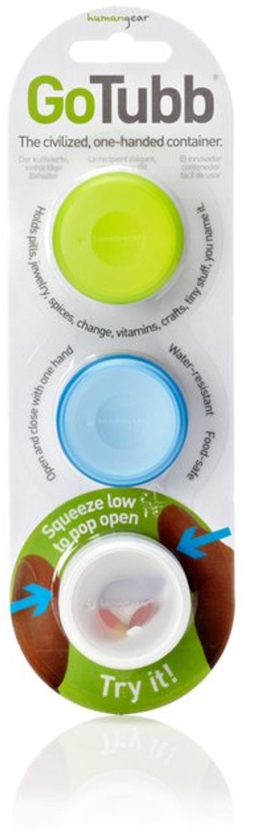 Human gear humangear go tubb small clear green blue