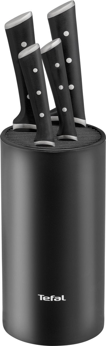Set coltelli Tefal Ice Force - 5 pezzi - incluso ceppo coltelli - acciaio inossidabile - durevole - preciso