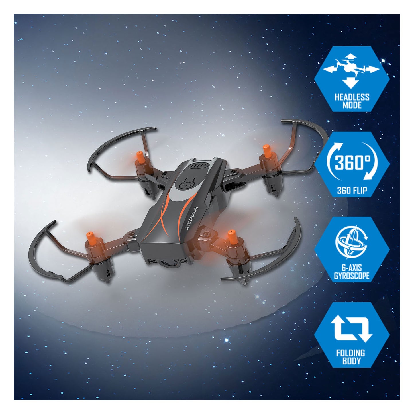 Radio -controlado Júpiter Drone Pro