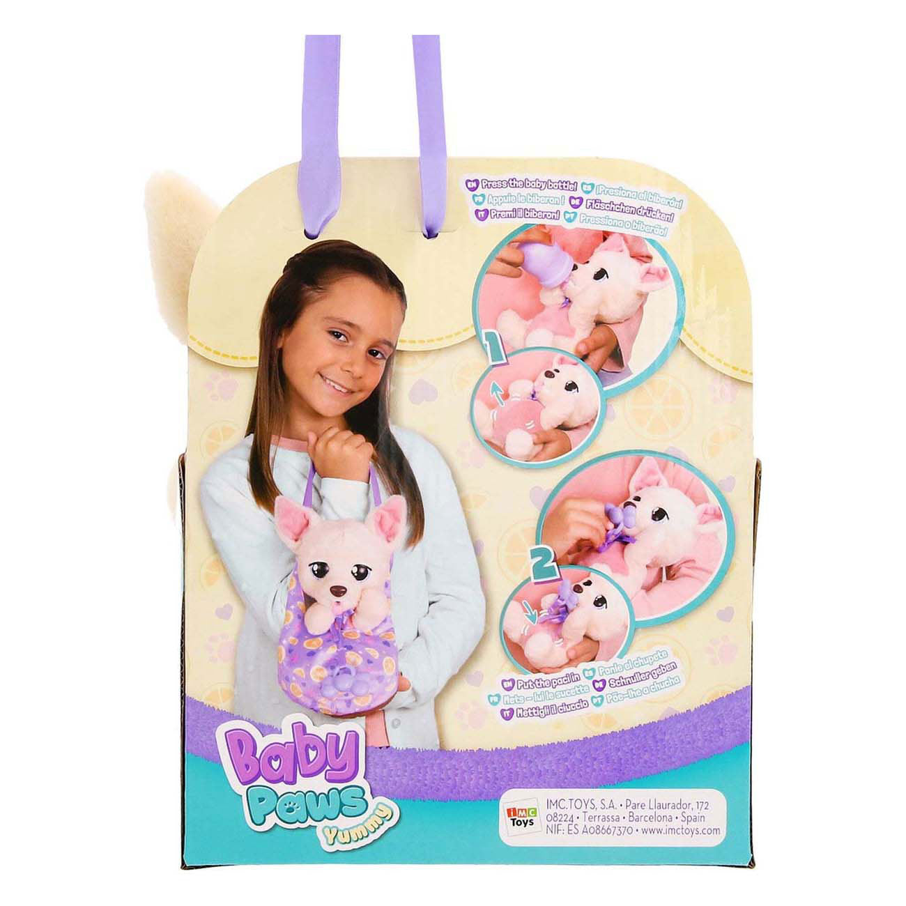 Baby paws yummy chihuahua interactieve knuffel