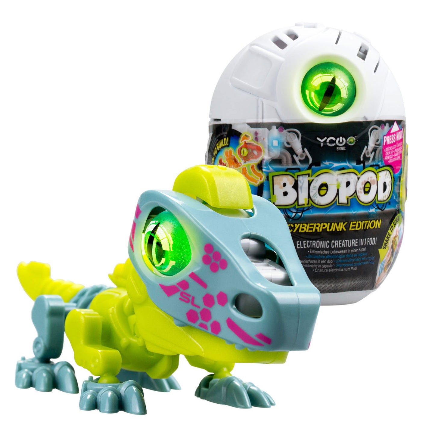 Dino cyberpunk singolo biopodi Silverlit