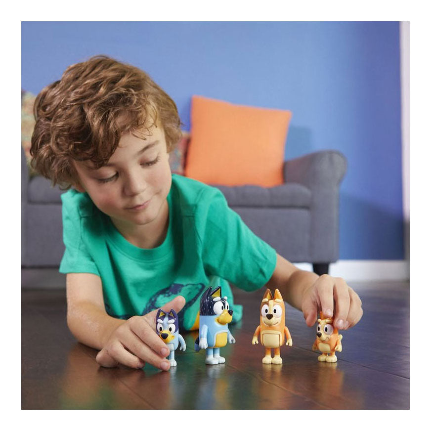 Moose Toys Bluey Family Speel Figures, 4st.