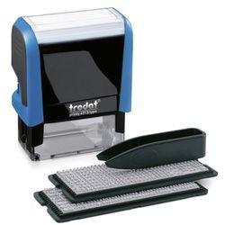 Timbro Ty trodat prin 4913 58x22mm blu