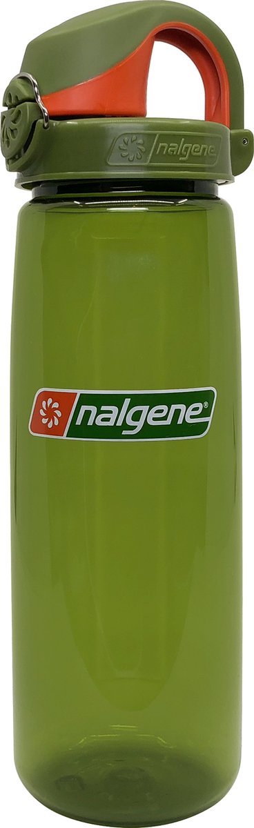 Nalgene - otf - drinkfles - waterfles - lekvrij - bidon - 650ml - bpa free - sustain - juniper orange cap
