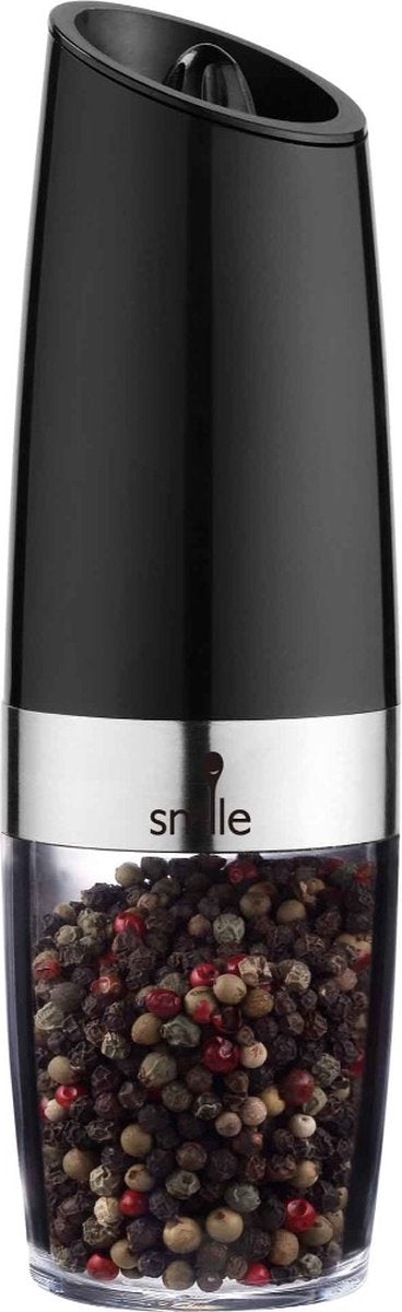 Smile - macinaspezie elettrico - macinapepe - macinaspezie - nero