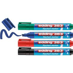 Flipchart markers eding chisel point blue green black red