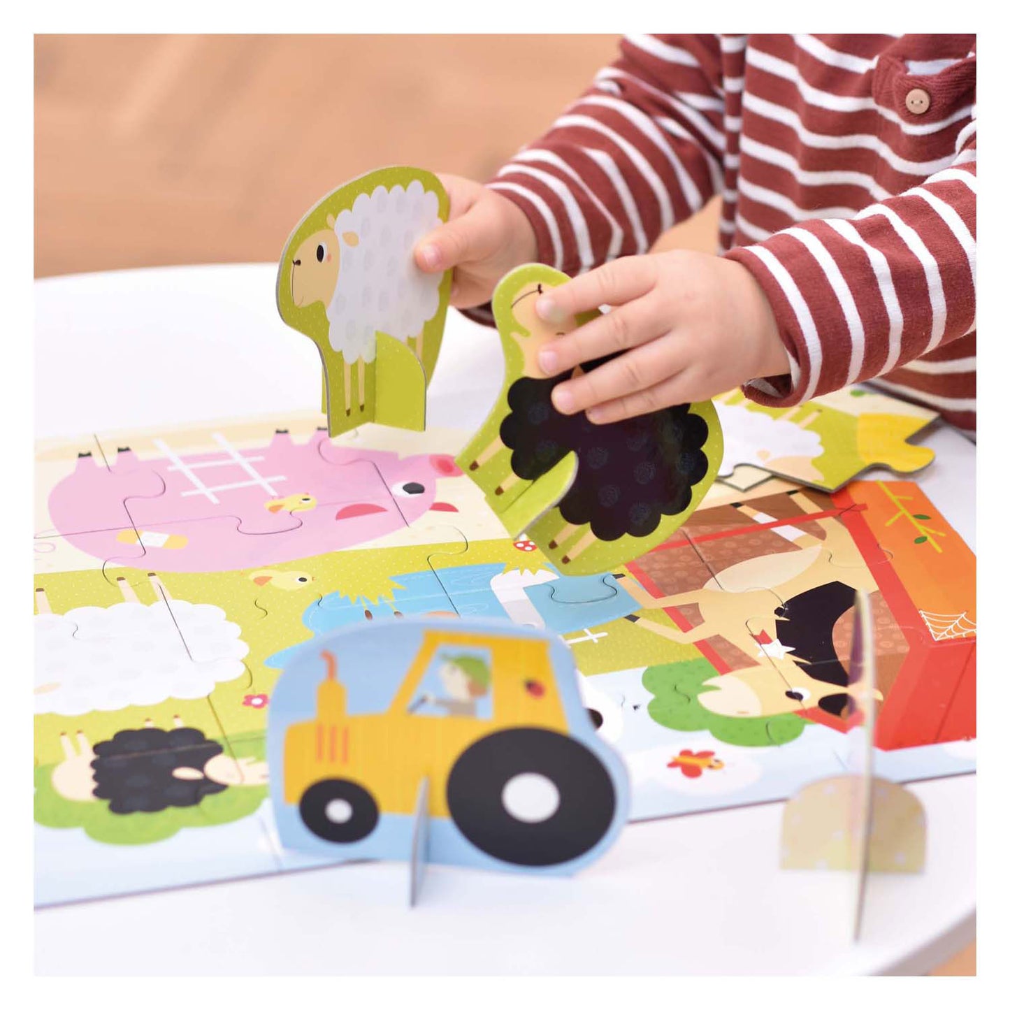 Banana Panda - Scopri il puzzle Farm - 20st.