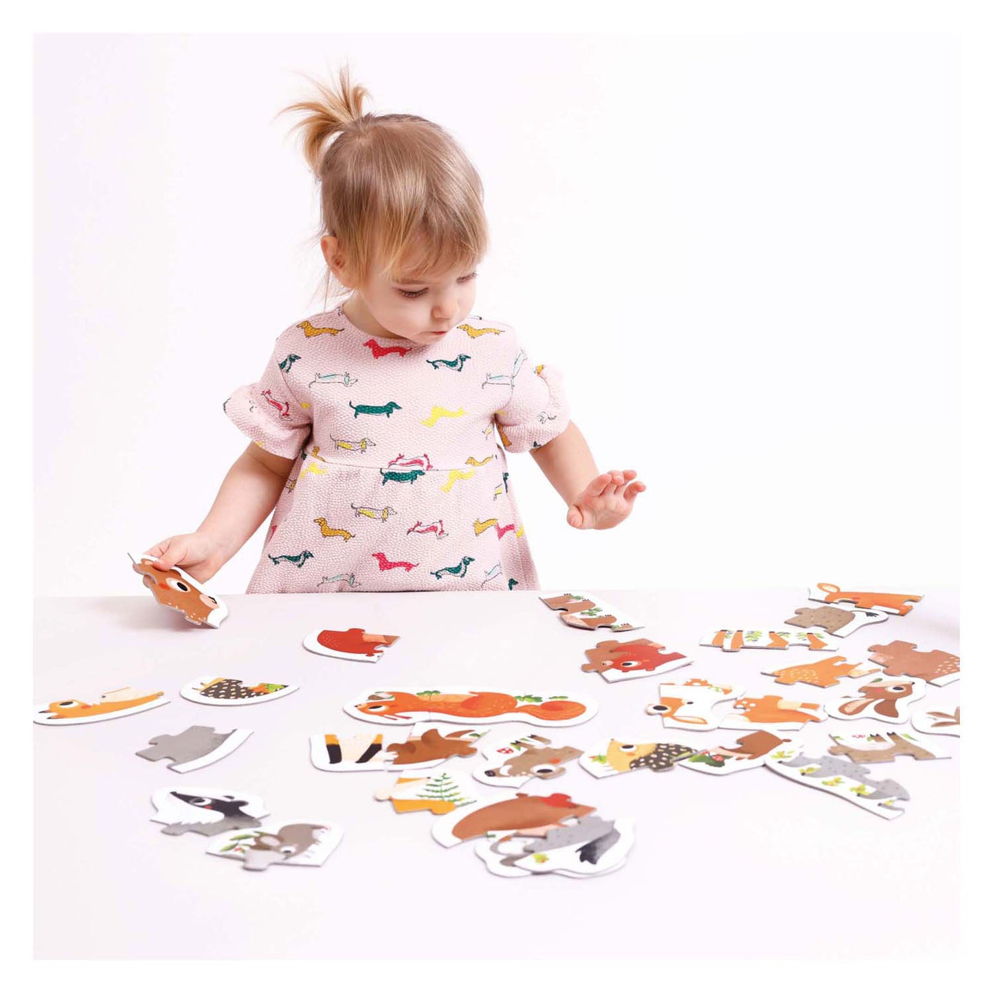 Banana Panda - Animali forestali in aumento dei puzzle - 33 °.