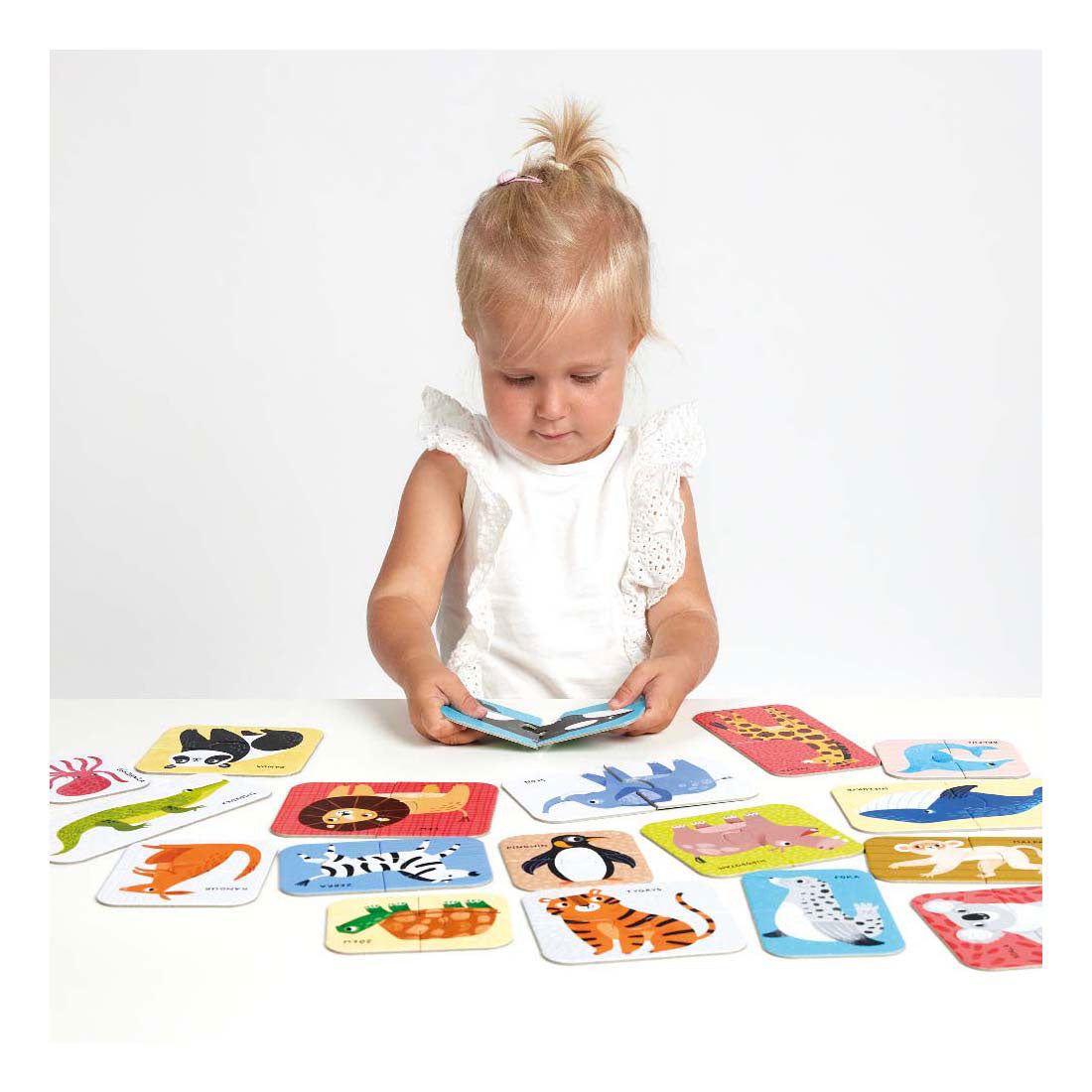 Banana Panda - Coppie puzzle di animali selvatici - 18dlg.