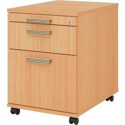 Cajonera móvil Bach con cajón archivador colgante 42,8 x 56 x 59 cm haya