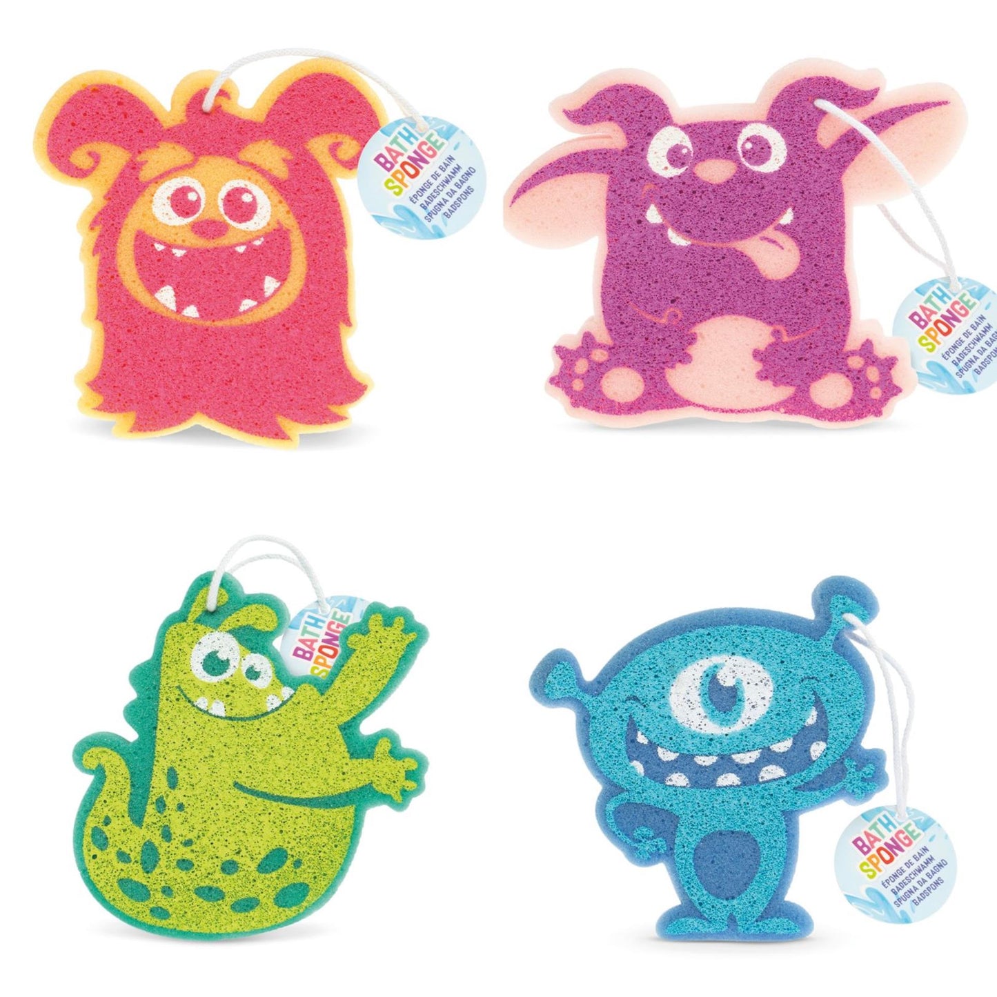 Mostro divertente della spugna da bagno