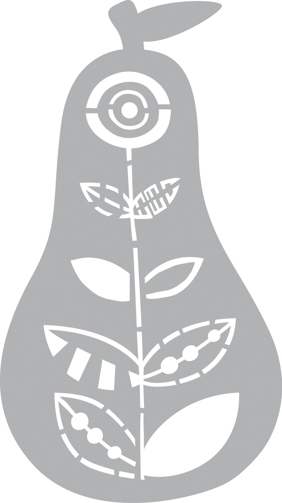 Vaessen creative • stencil per maschera A5 pera