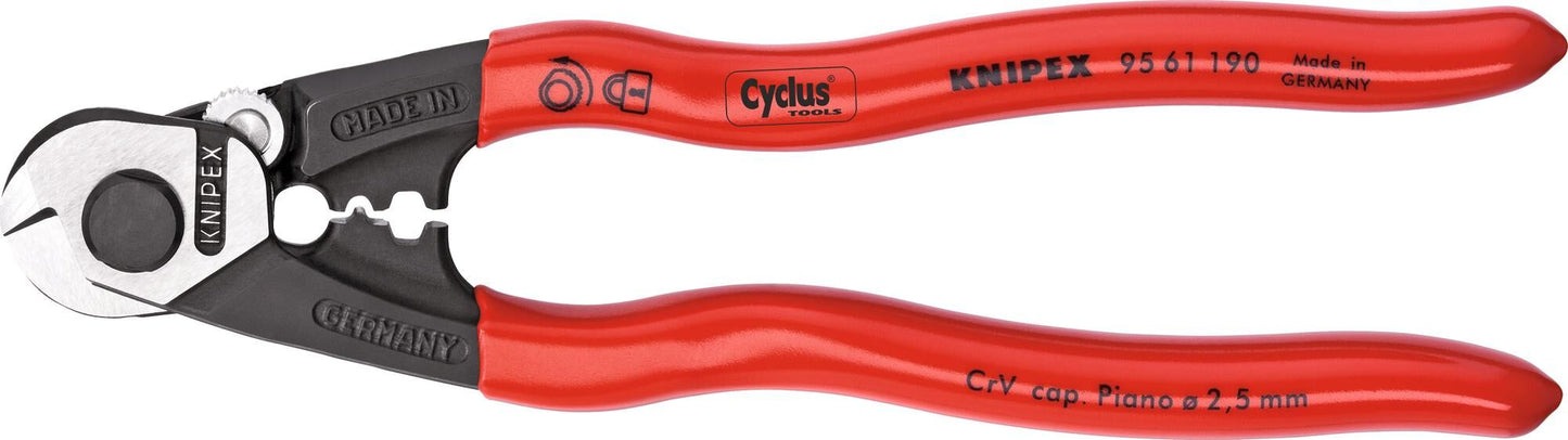 Alicates de alambre de knipex hasta 6 mm