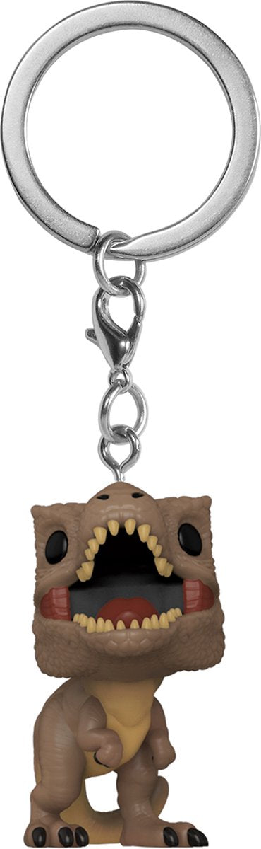 Funko jurassic world - dominion - llavero pop - t-rex