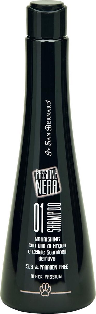 I.s.b. shampoo manto 01 black passion 250 ml nero - shampoo cane - shampoo gatto