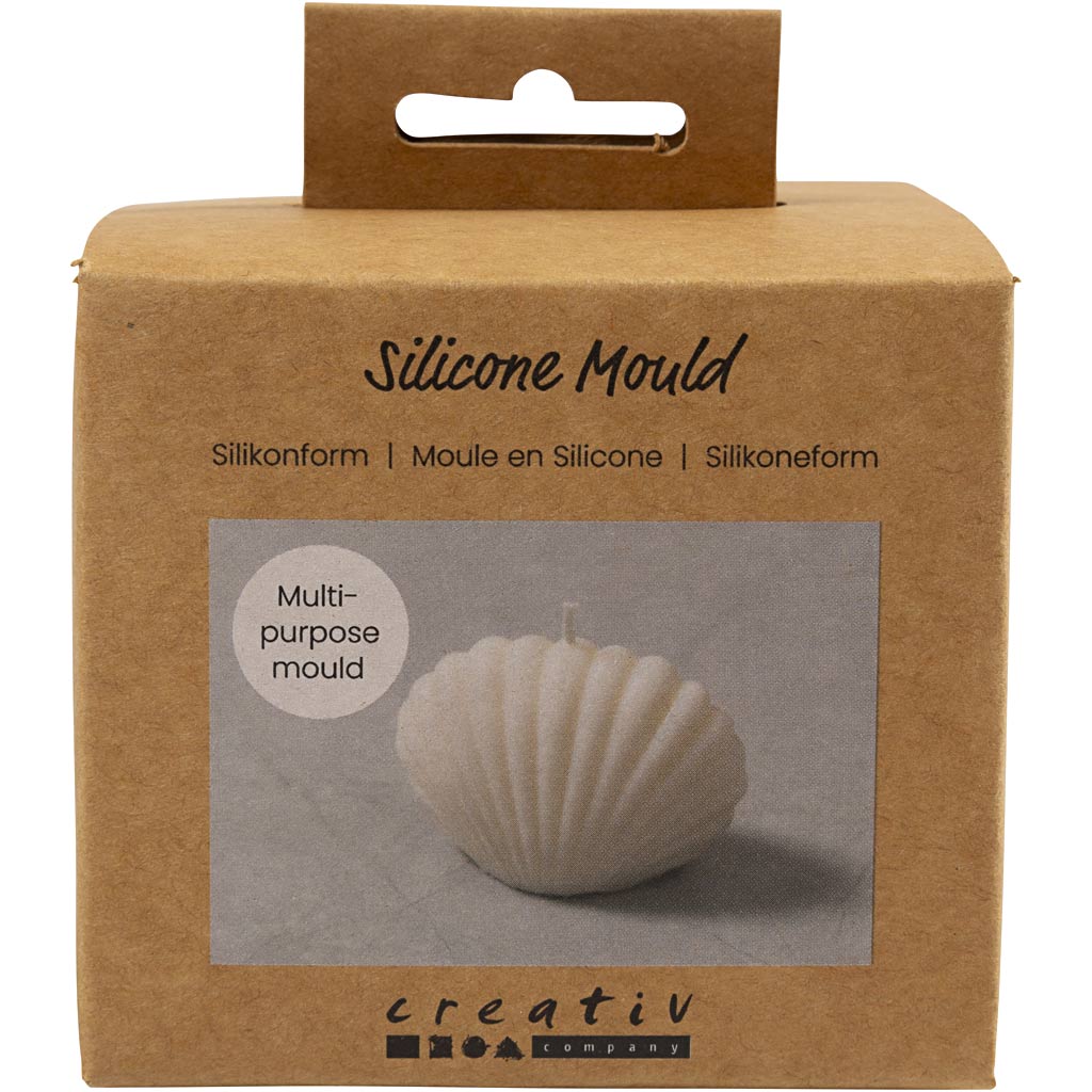 Creativ company molde de silicona, mejillón, altura: 6 cm, longitud: 9 cm, anchura: 5 cm, 1 pieza