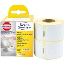Etichette per indirizzi Avery Zweckform AS0722370 bianco permanente