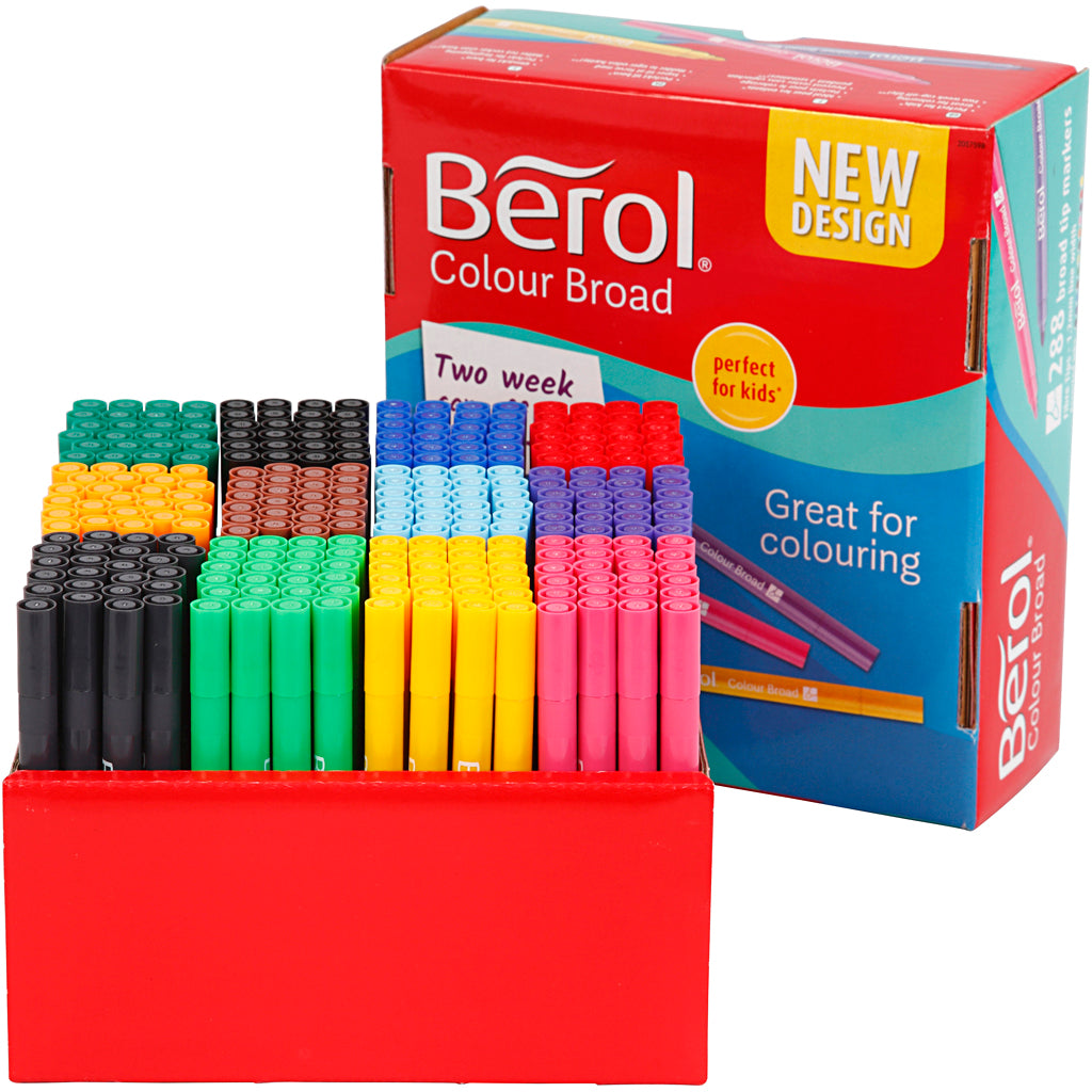 Berol Stift, spessore della linea 1-1,7 mm, vari colori, 288 pezzo 1 scatola