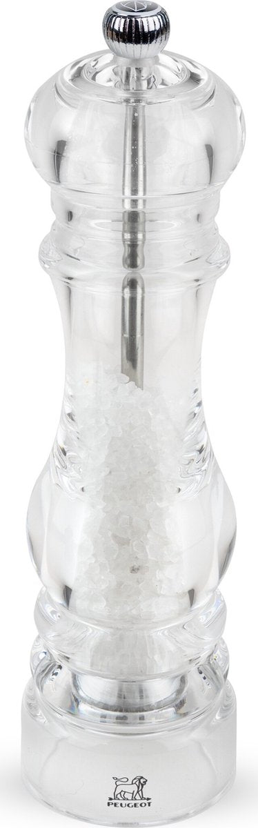 Molinillo de sal Peugeot nancy 22cm - transparente - acrílico