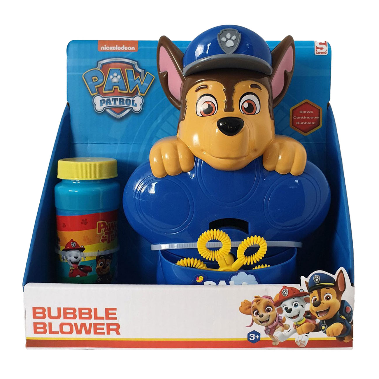 Máquina de soplado de burbujas Sambro
