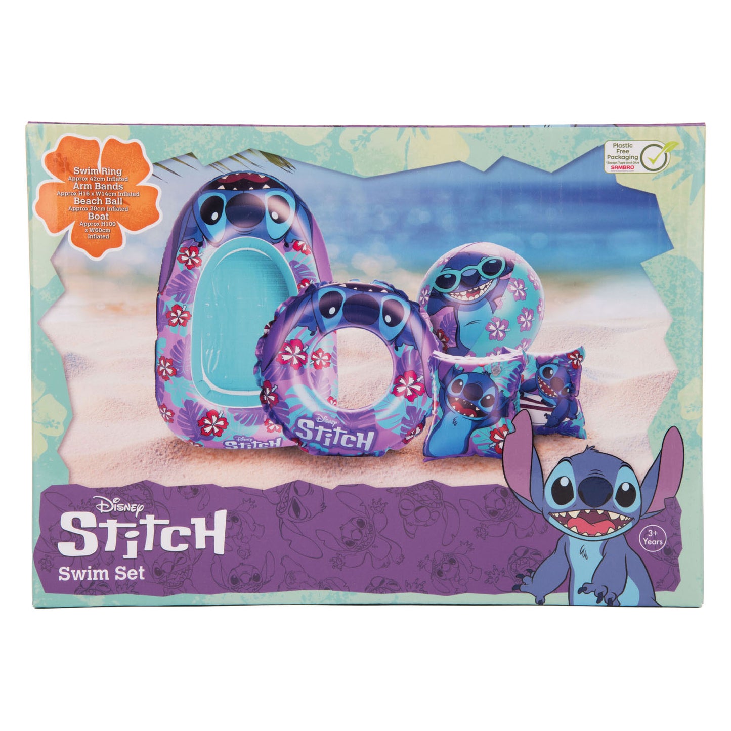 Sambro Swimming Set con bote, 5dlg.