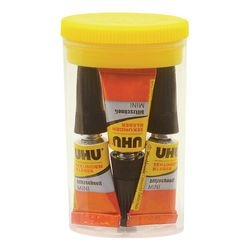 Uhu second luxury, 3x1 gr 1 box