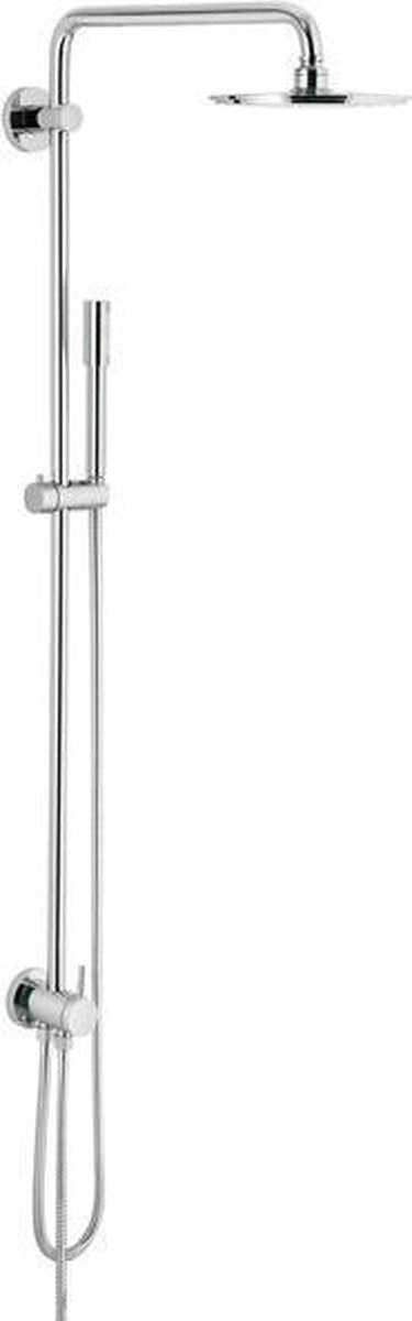 Grohe rainshower modern douchesysteem - regendouche 㸠21 cm - met omstelling - chroom