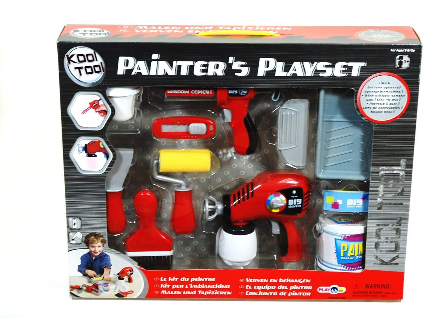 Rociador de pintura con accesorios